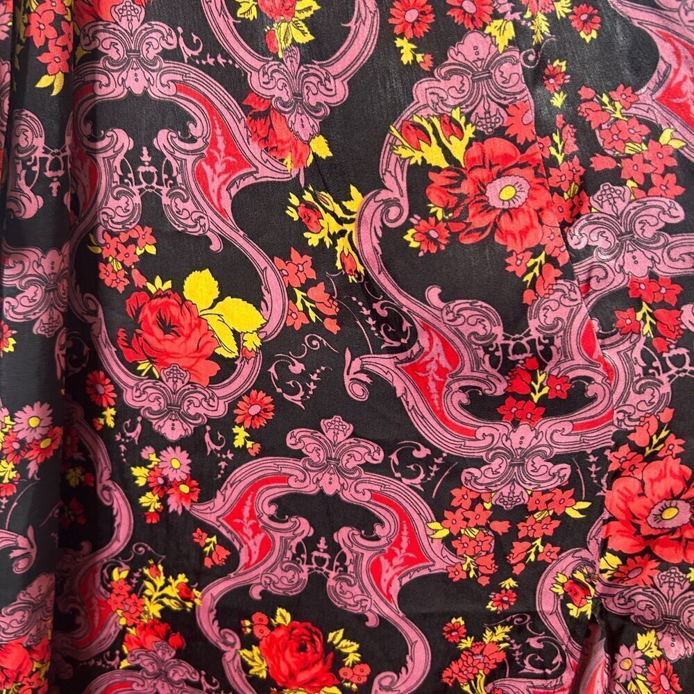 Anthropologie Modcloth We'll Meet Again Floral Retro Halter Maxi Dress Size 8 - Picture 9 of 12
